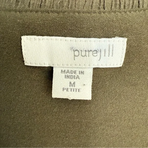 Pure Jill Olive Green dress - Picture 4 of 10